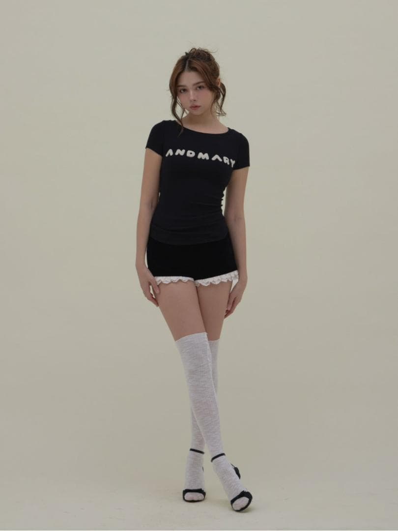 【新品未使用】Mary logo tops（black）