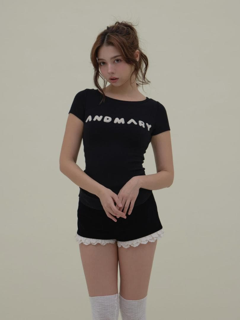 【新品未使用】Mary logo tops（black）