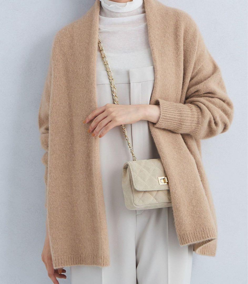 新品未使用★UNITED ARROWS★フォックス★カーディガン★ベージュ