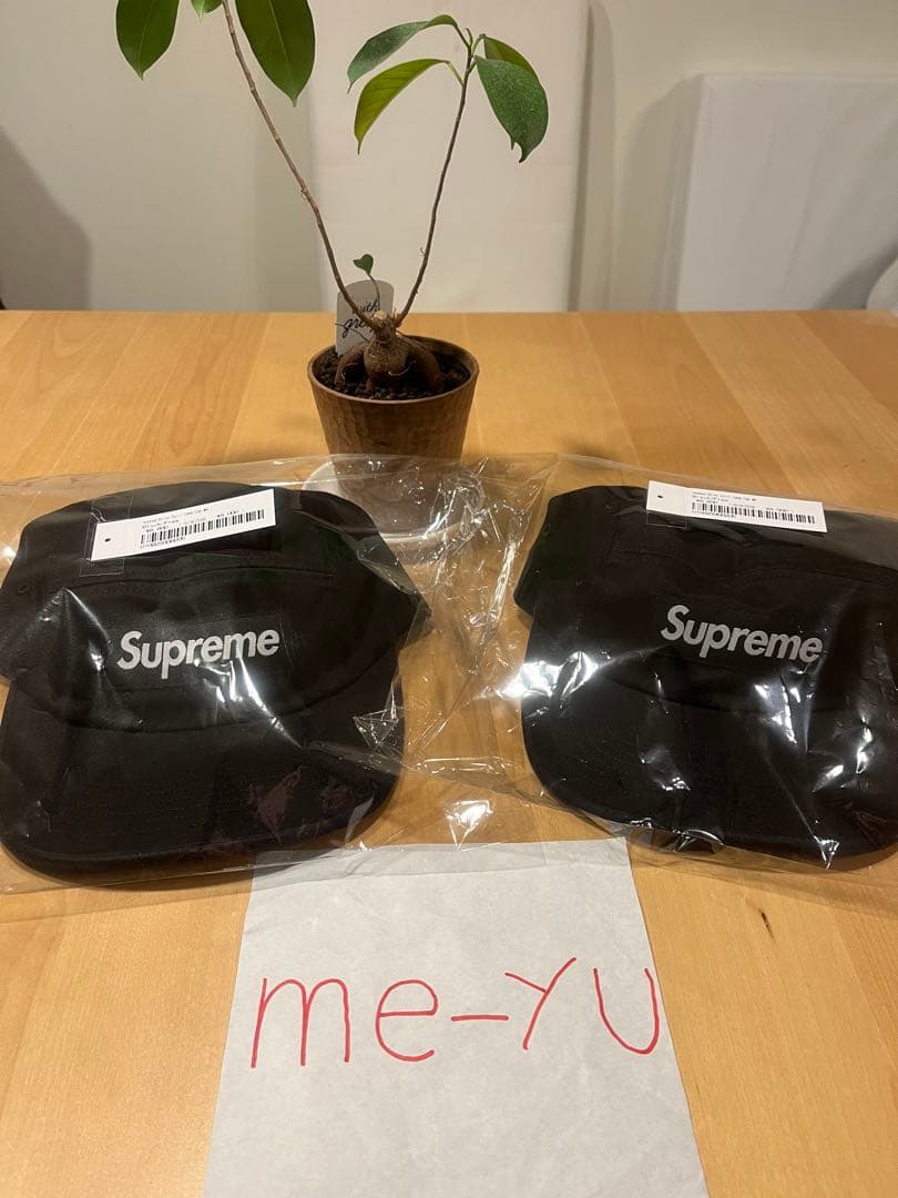 帽子 supreme Washed Chino Twill Camp Cap