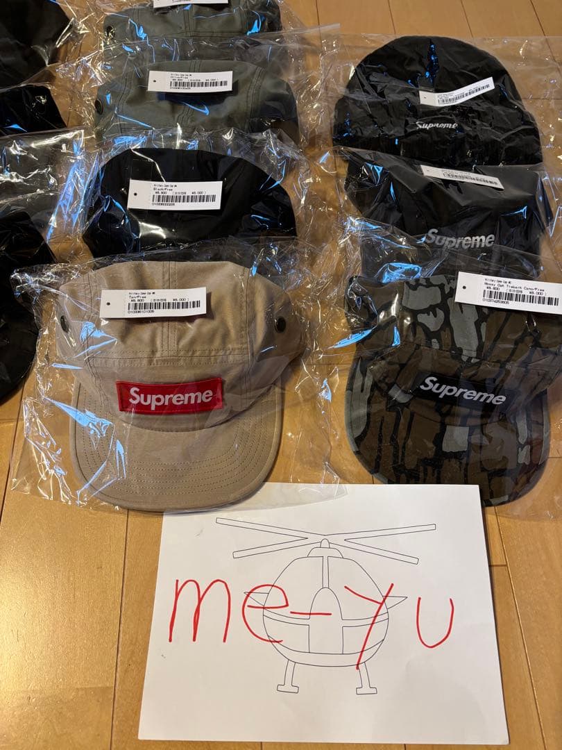 帽子 supreme Washed Chino Twill Camp Cap