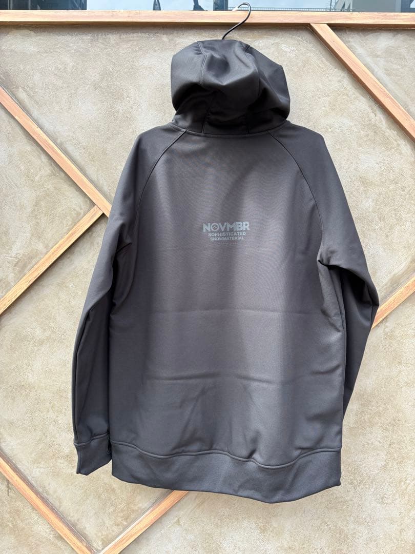 NOVMBR BONDED PARKA3/BK ブラック撥水スノーボードパーカー