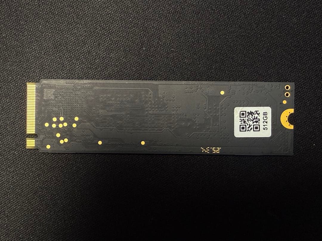 【使用時間極少】シリコンパワーSSD 512GB M.2