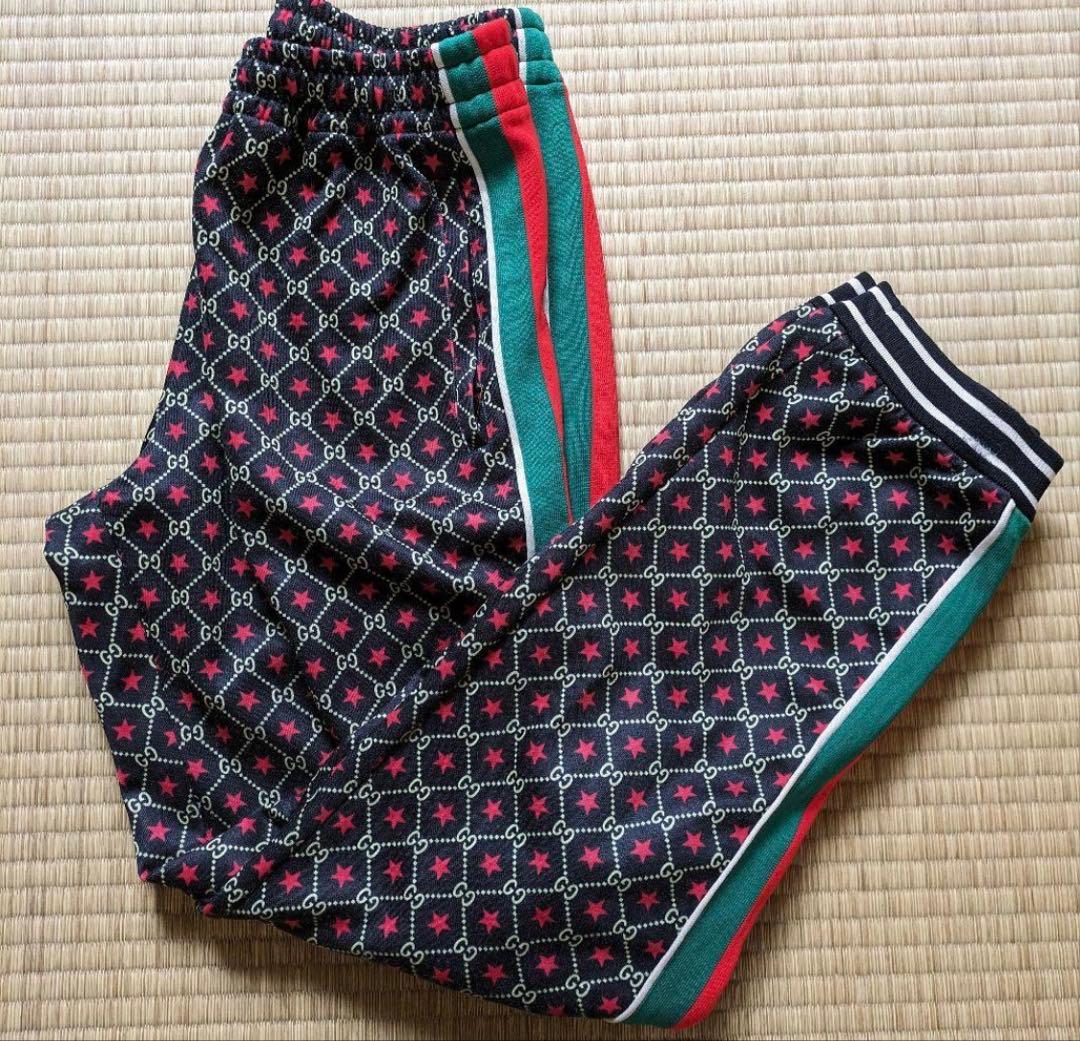 【週末最終価格】グッチ GGスター トラックパンツ ジャージ パンツ Mサイズ