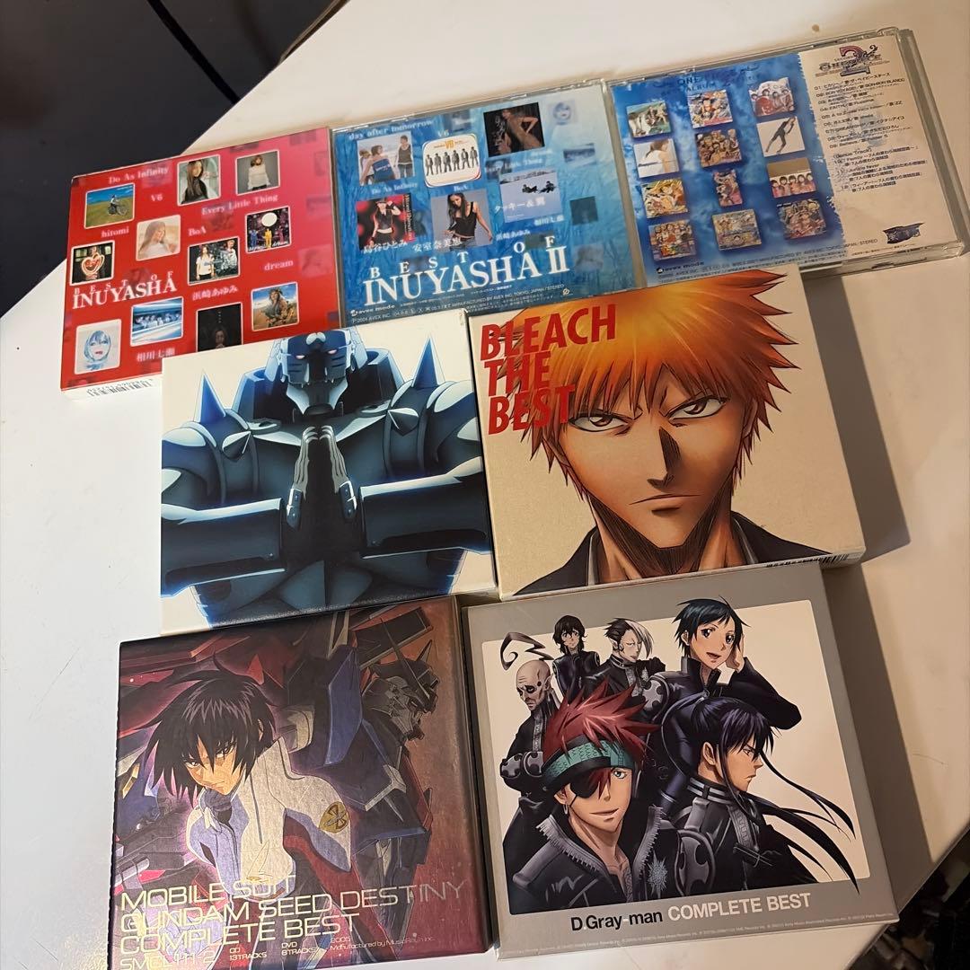 アニメ色々CD &DVDベスト盤まとめ売り（7作品）