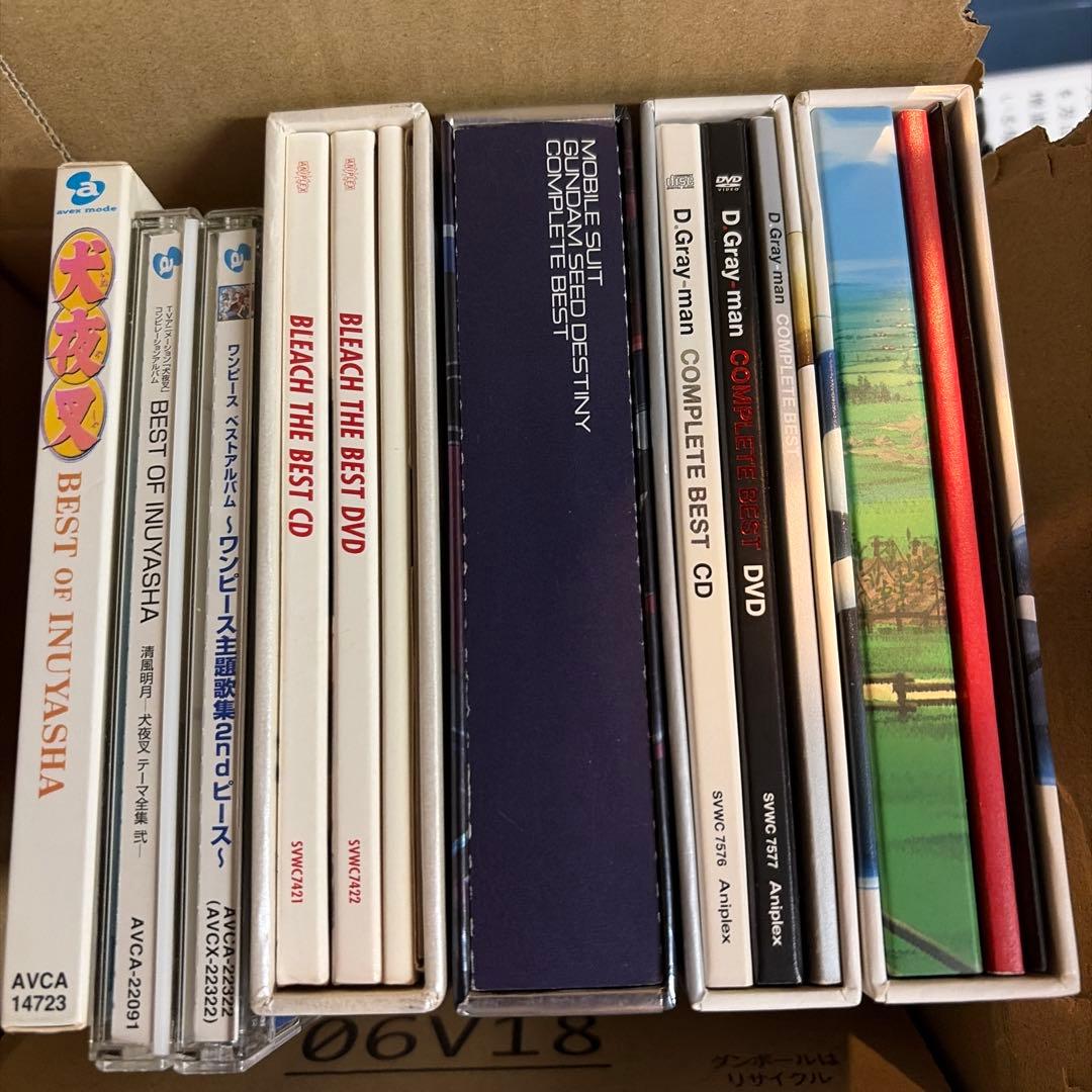 アニメ色々CD &DVDベスト盤まとめ売り（7作品）