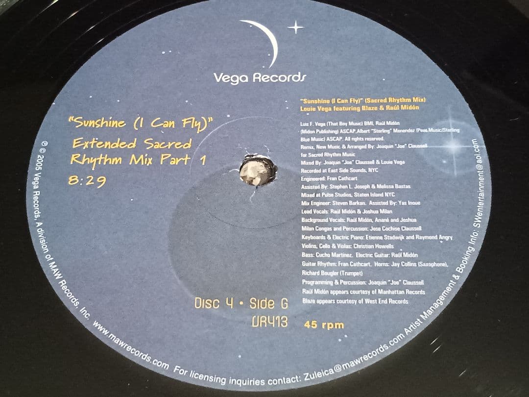 Elements of Life Extensions ルイ ヴェガ 4LP