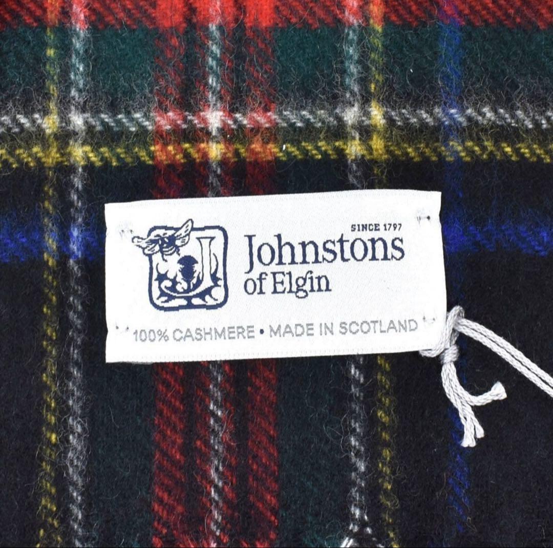 ジョンストンズ♥️ JOHNSTONS カシミヤ 大判 マフラー ストール