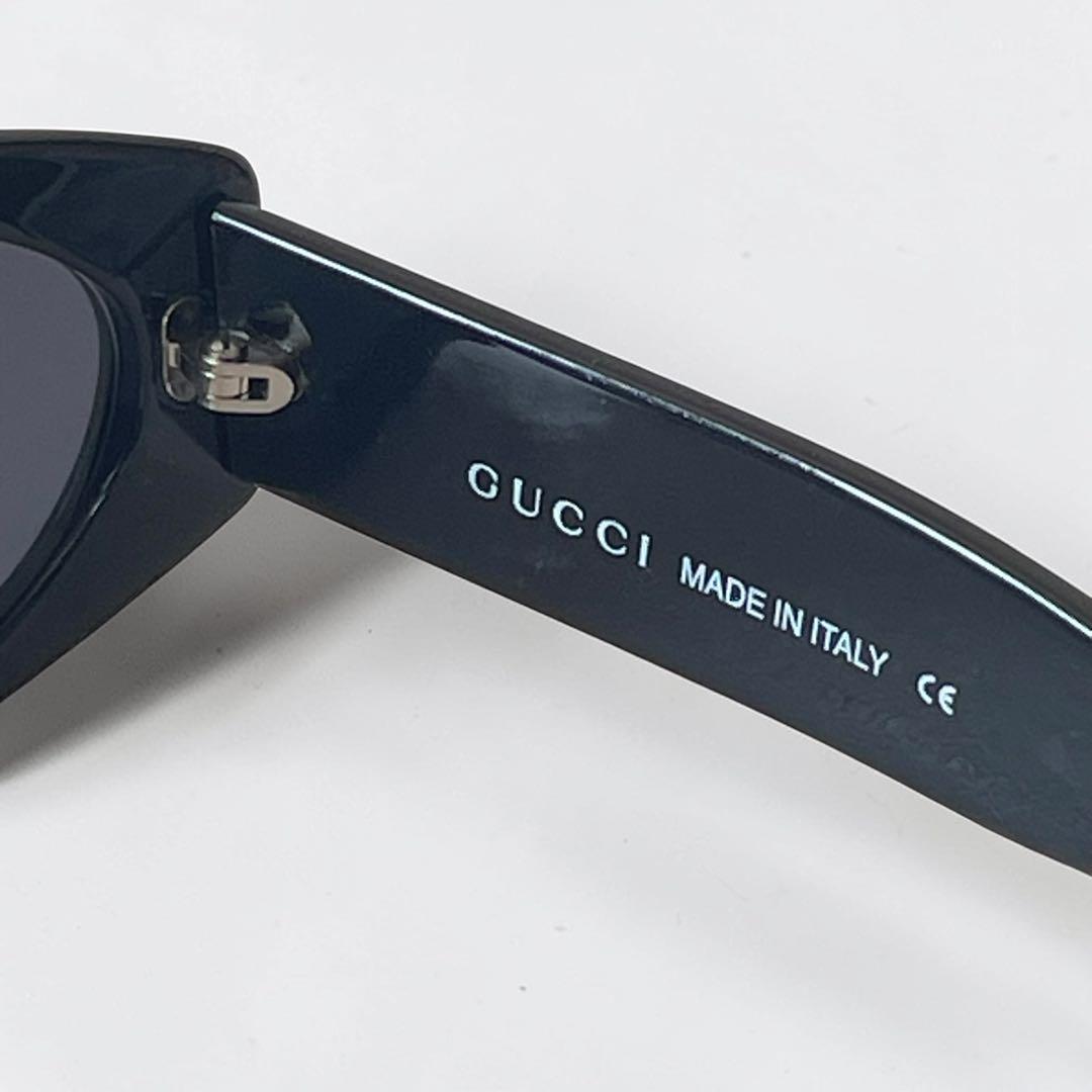 希少 90s GUCCI サングラス GG オーバル 黒 2196/S イタリア