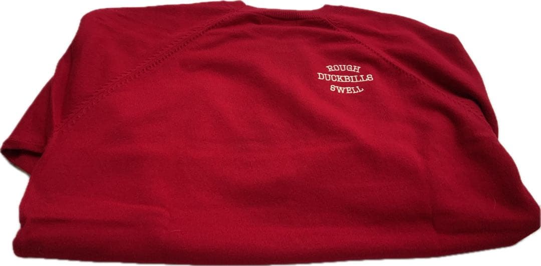 これからのシーズンに！　ROUGH & SWELL クールネックニット　サイズL