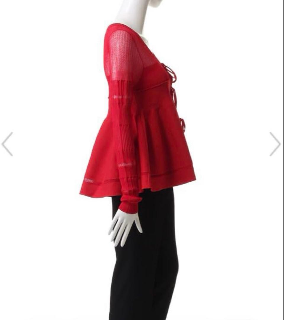 新品未使用maison special SheerPeplum Cardigan
