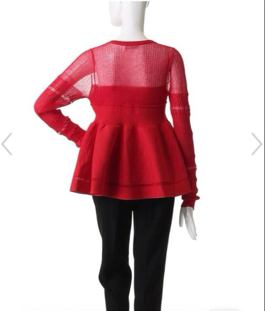 新品未使用maison special SheerPeplum Cardigan
