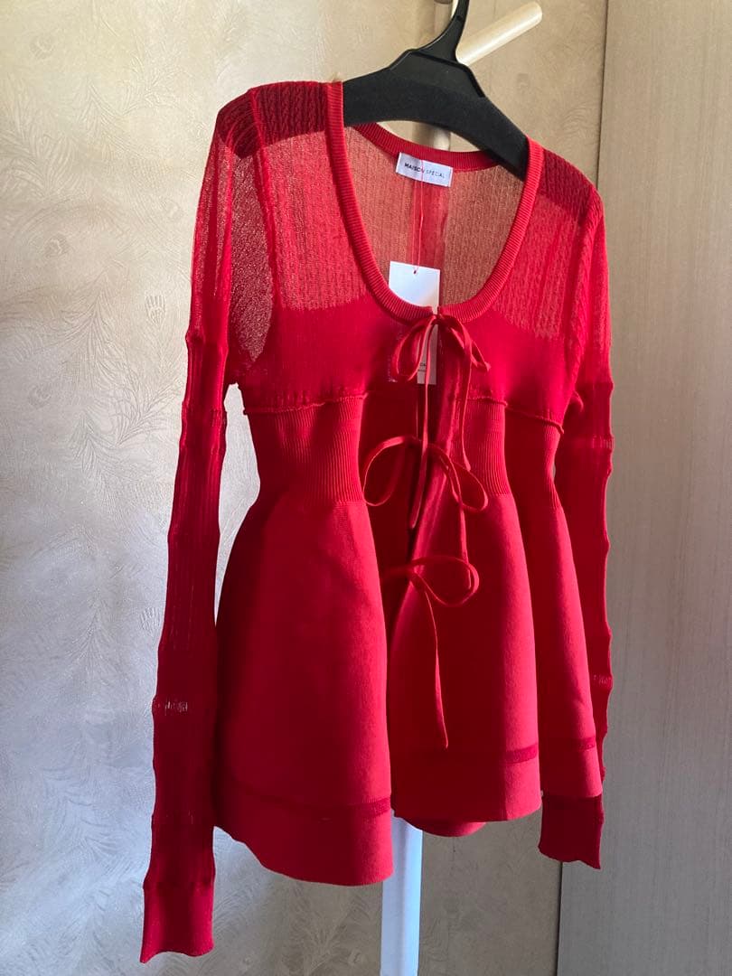 新品未使用maison special SheerPeplum Cardigan