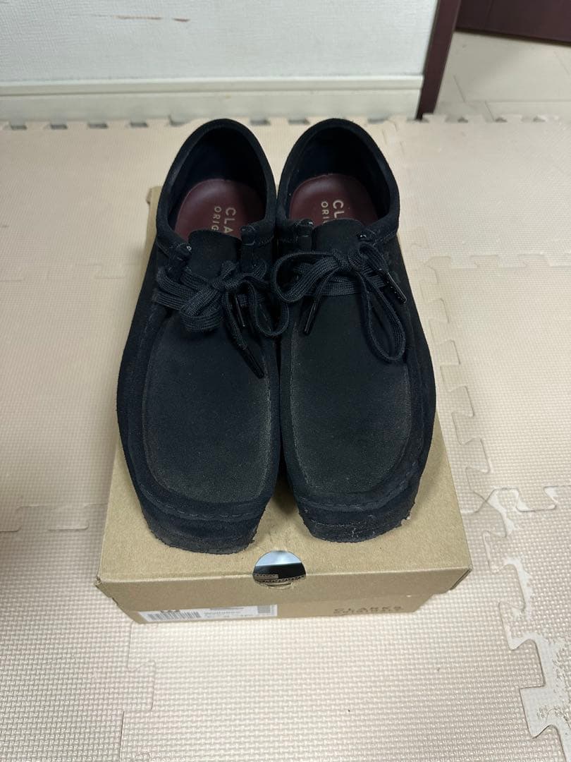 クラークス Clarks ワラビーWllabee ブラック 8 1/2 26.5