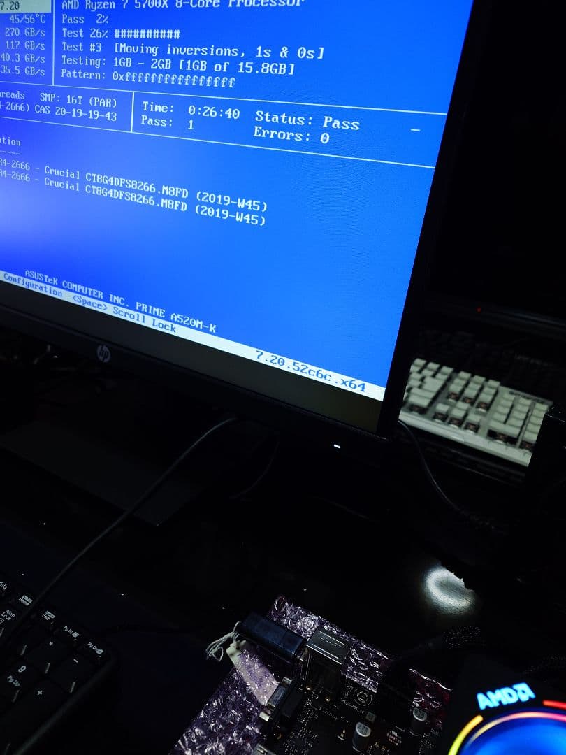 Crucial DDR4 2666 8GB ×2 計 16GB 【動作確認済】
