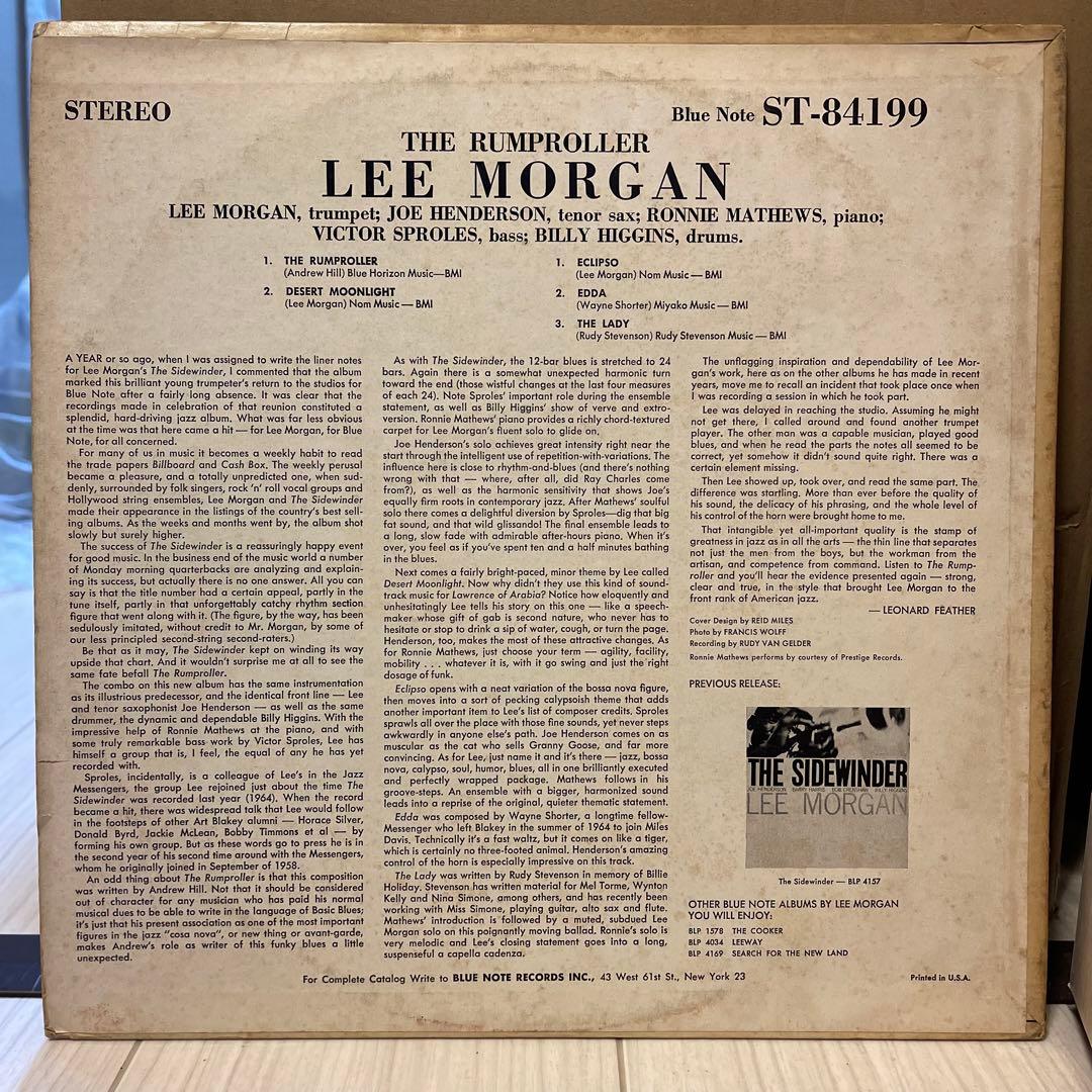 ★NY盤★LEE MORGAN THE RUMPROLLER /リーモーガン