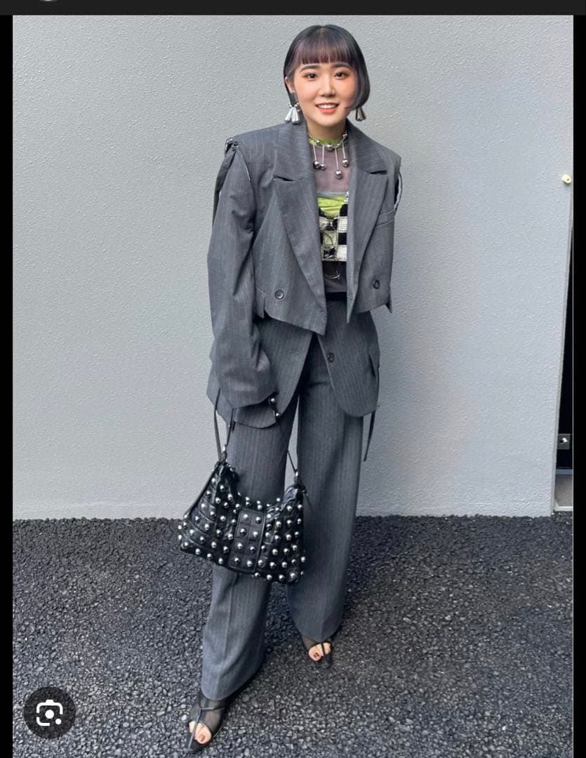 ZARA MAISON SPECIAL クロップドジャケット M/L グレー