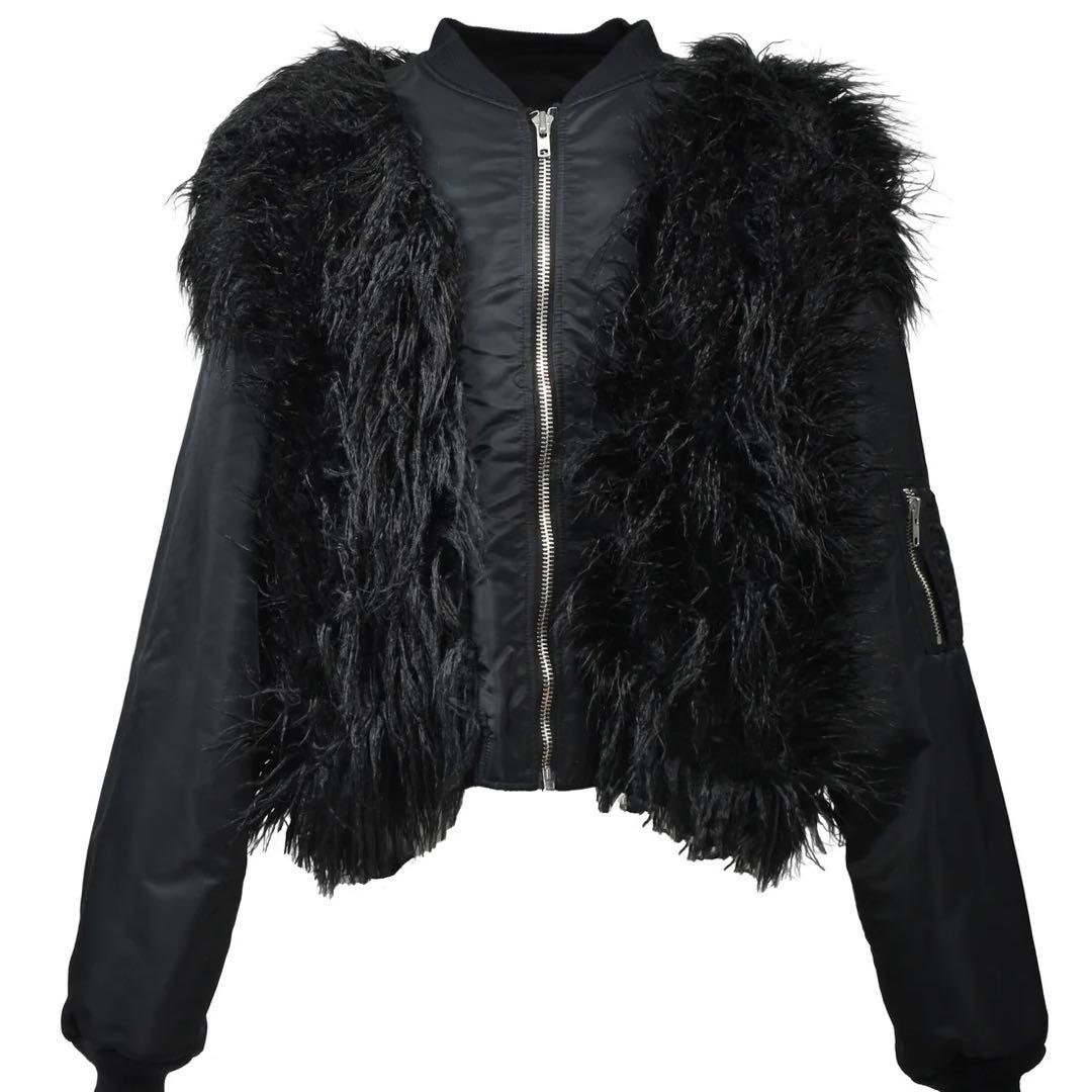 ジャケット・アウター FILTH HAIRY REVERSIBLE BOMBER / CORE BLK