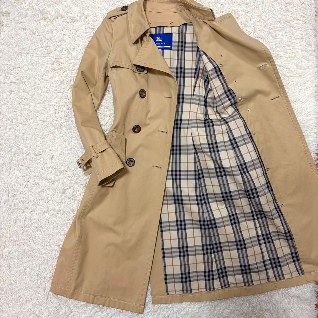 ライナー付✨BURBERRY バーバリーブルーレーベル　トレンチコート　S