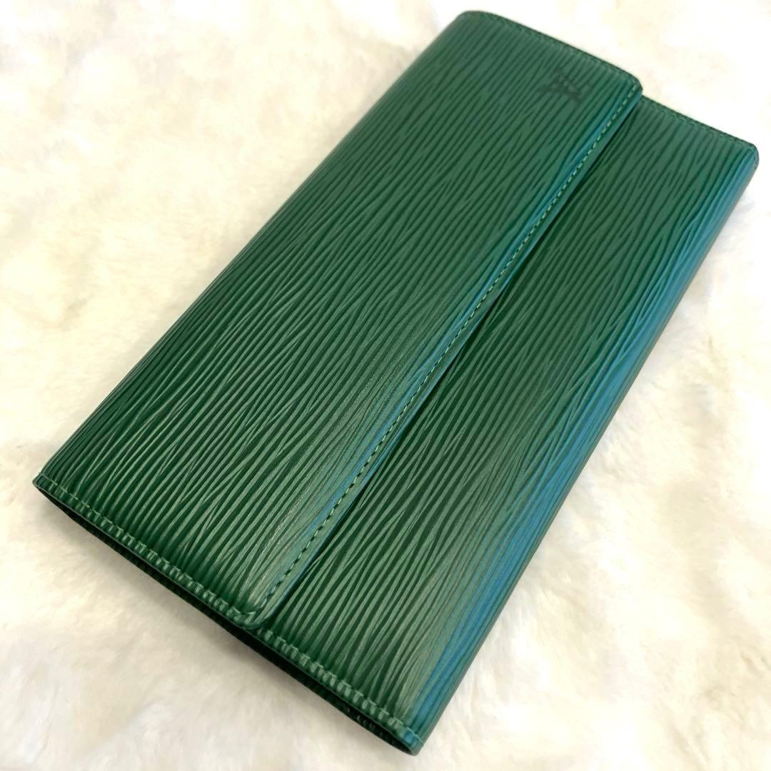 【未使用・訳あり】LOUISVUITTON ルイ・ヴィトン エピ 長財布 深緑
