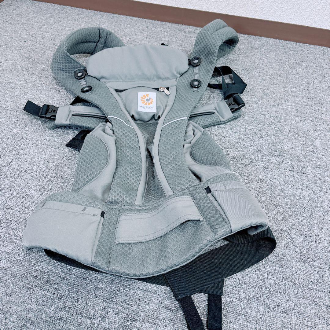 【良品】エルゴベビー　オムニブリーズ　グレー　本体のみ