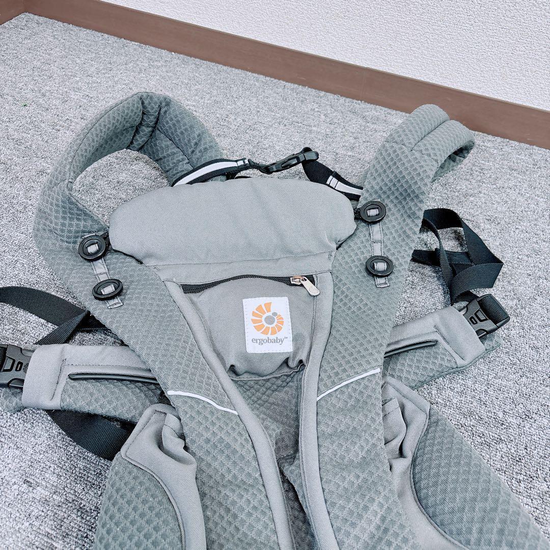 【良品】エルゴベビー　オムニブリーズ　グレー　本体のみ