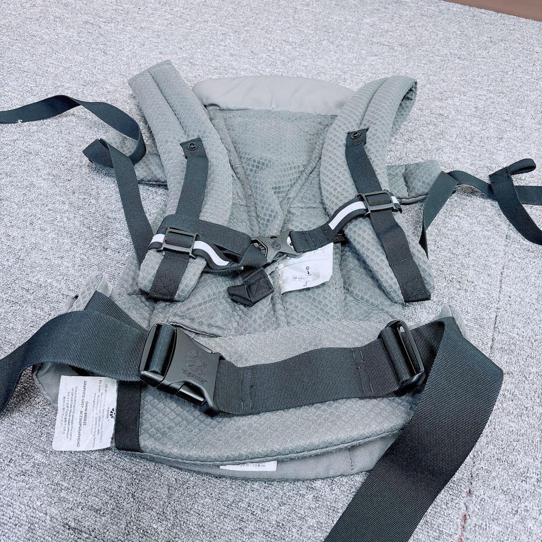 【良品】エルゴベビー　オムニブリーズ　グレー　本体のみ