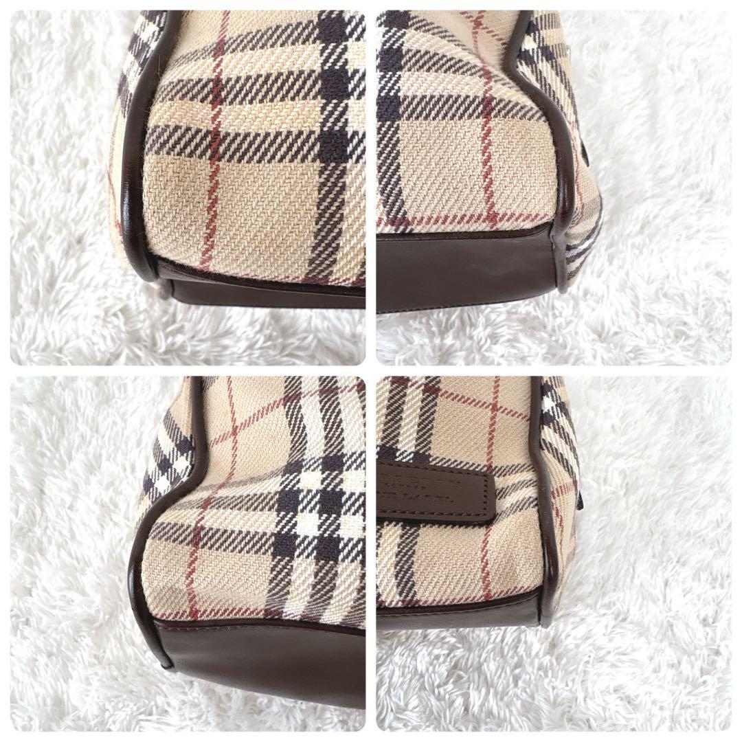 BURBERRY BLUE LABEL　ミニボストン　ノバチェック　三陽商会