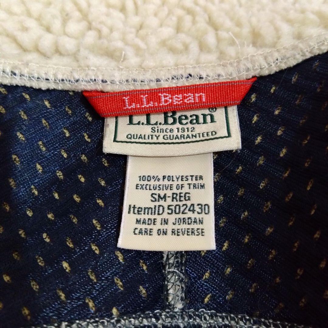 美品✨L.L.Bean フリース ボア ベスト ホワイト Sサイズ