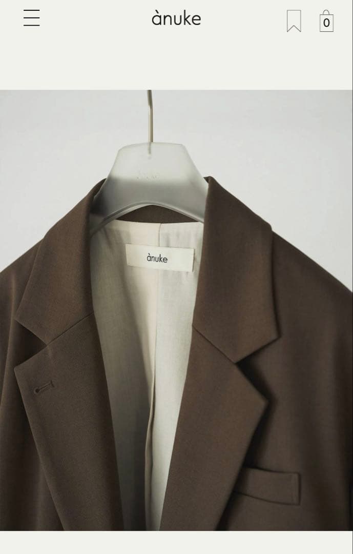 ジャケット・アウター anuke Over Tailored Jacket 2026ss