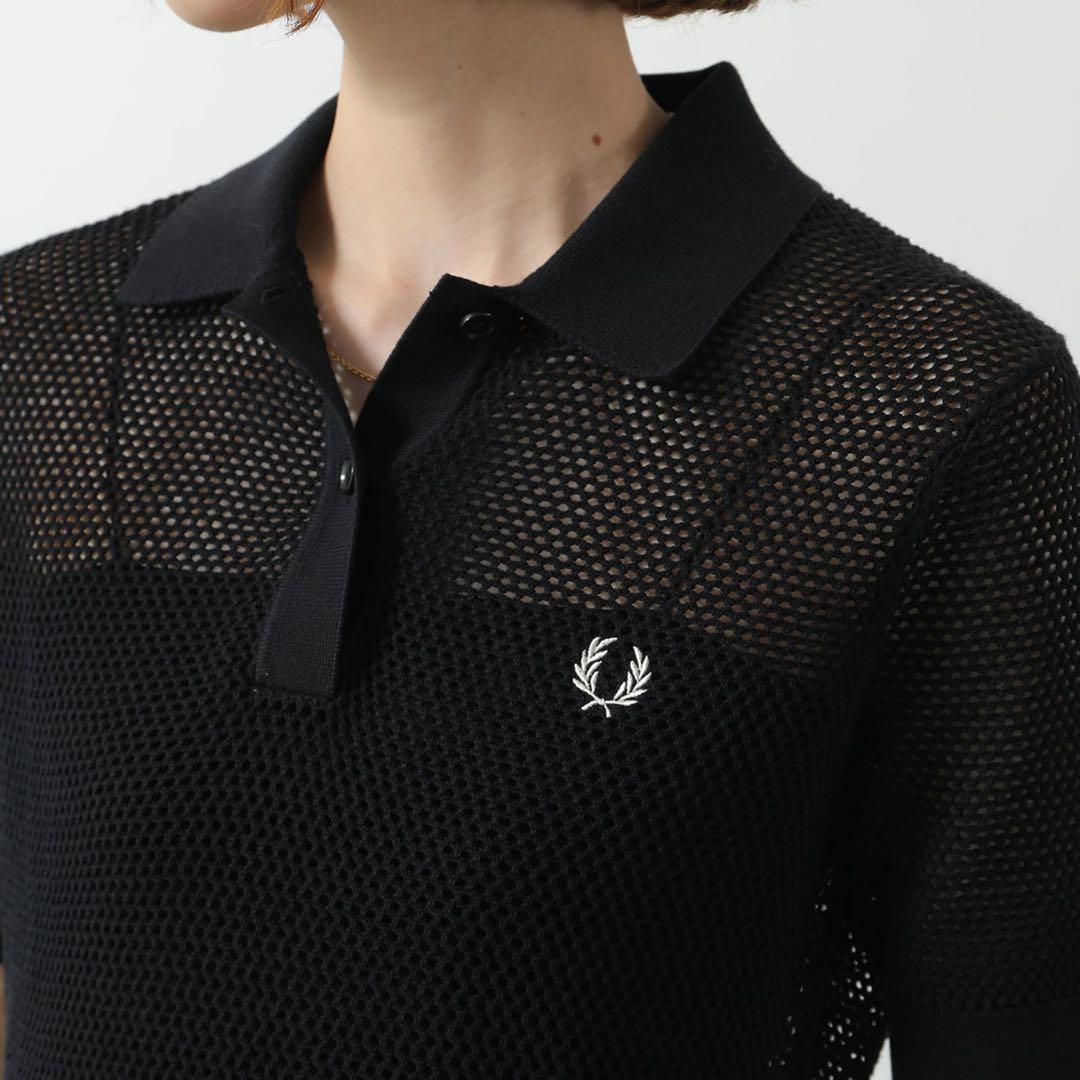 FRED PERRYポロシャツ OPEN-KNIT K9127