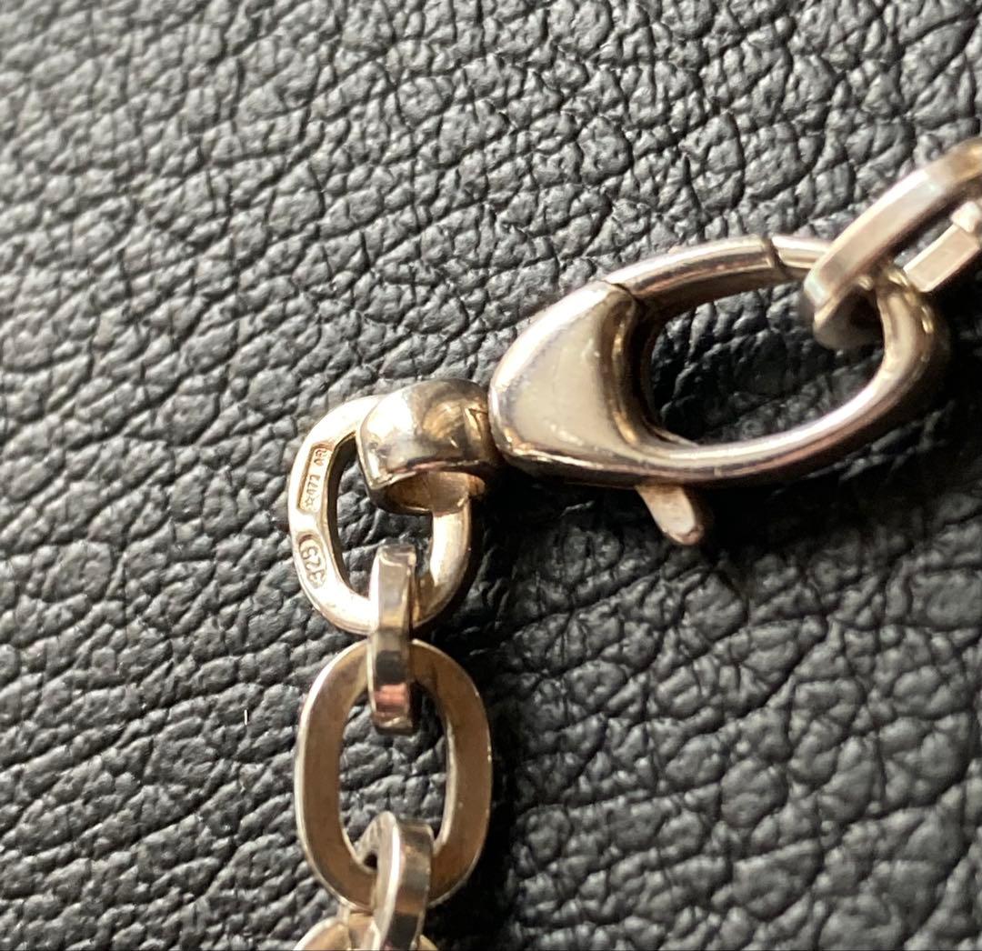 訳あり GUCCI ペンダントトップのみ 925 ラウンド オーバル プレート