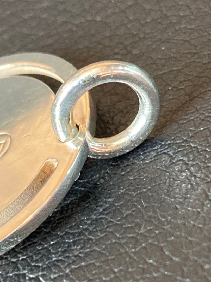 訳あり GUCCI ペンダントトップのみ 925 ラウンド オーバル プレート