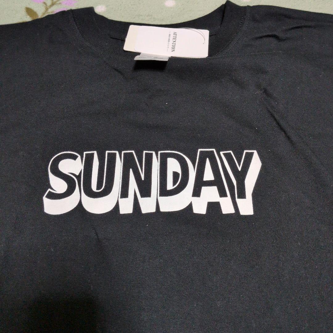SUNDAY 半袖Tシャツ ブラック