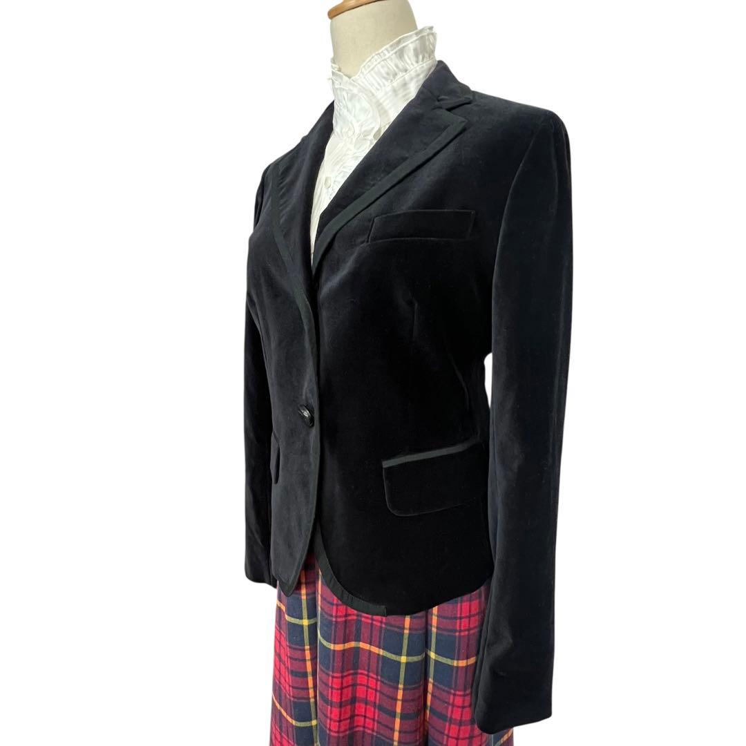 ★極美品★ MaxMara WEEKEND 黒 ベルベットジャケット42