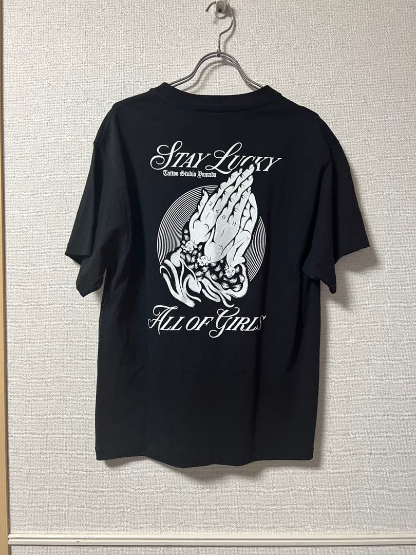 トップス Tatoo studio yamada PRAYING HANDS TEE L