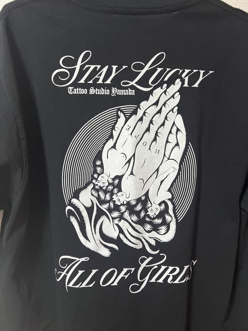 トップス Tatoo studio yamada PRAYING HANDS TEE L