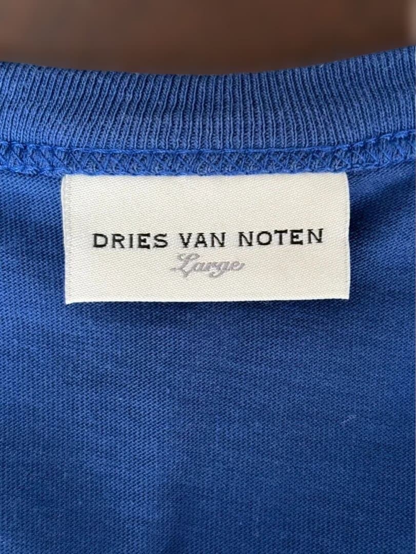 ★DRIES VAN NOTEN ブルー オーバーサイズTシャツ Lサイズ★