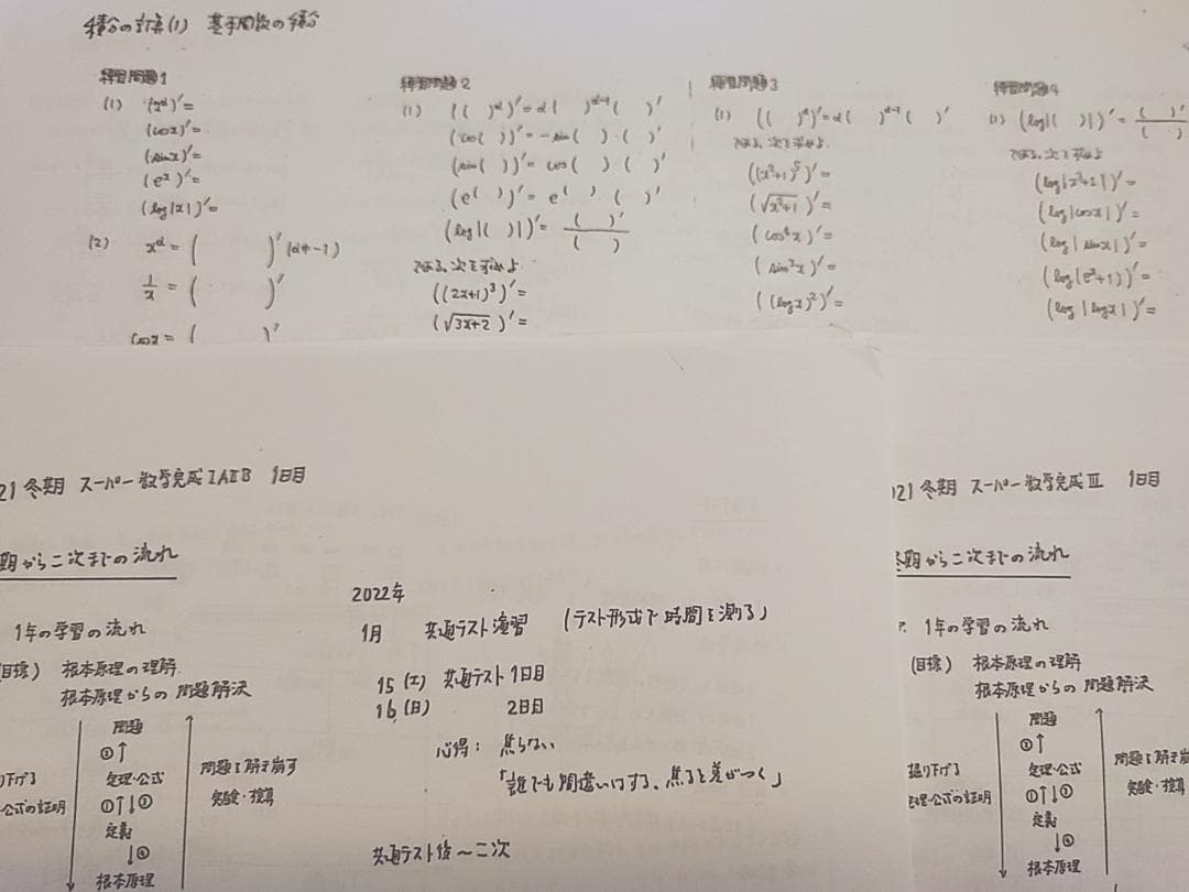 駿台の雲孝夫先生による21年最新版冬期難関大数学対策フルセット　河合塾　鉄緑会