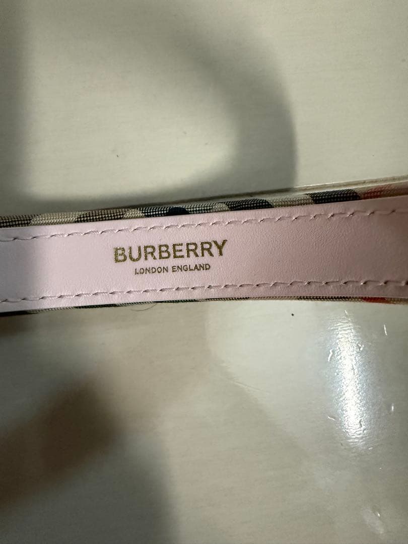 BURBERRY ヘアバンド・カチューシャ ベージュ・ブラック・レッド