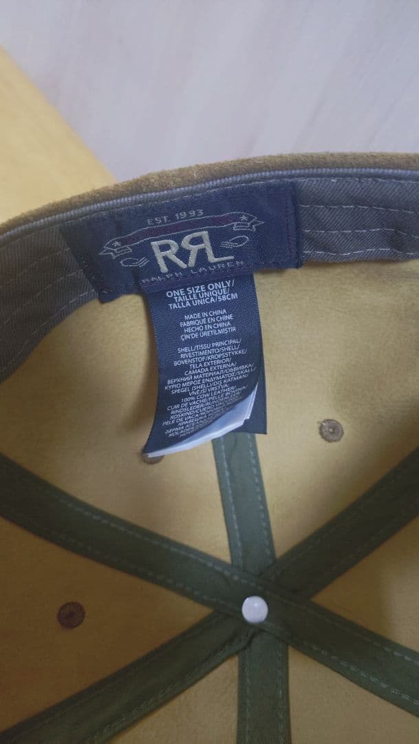 RRL スエードキャップ