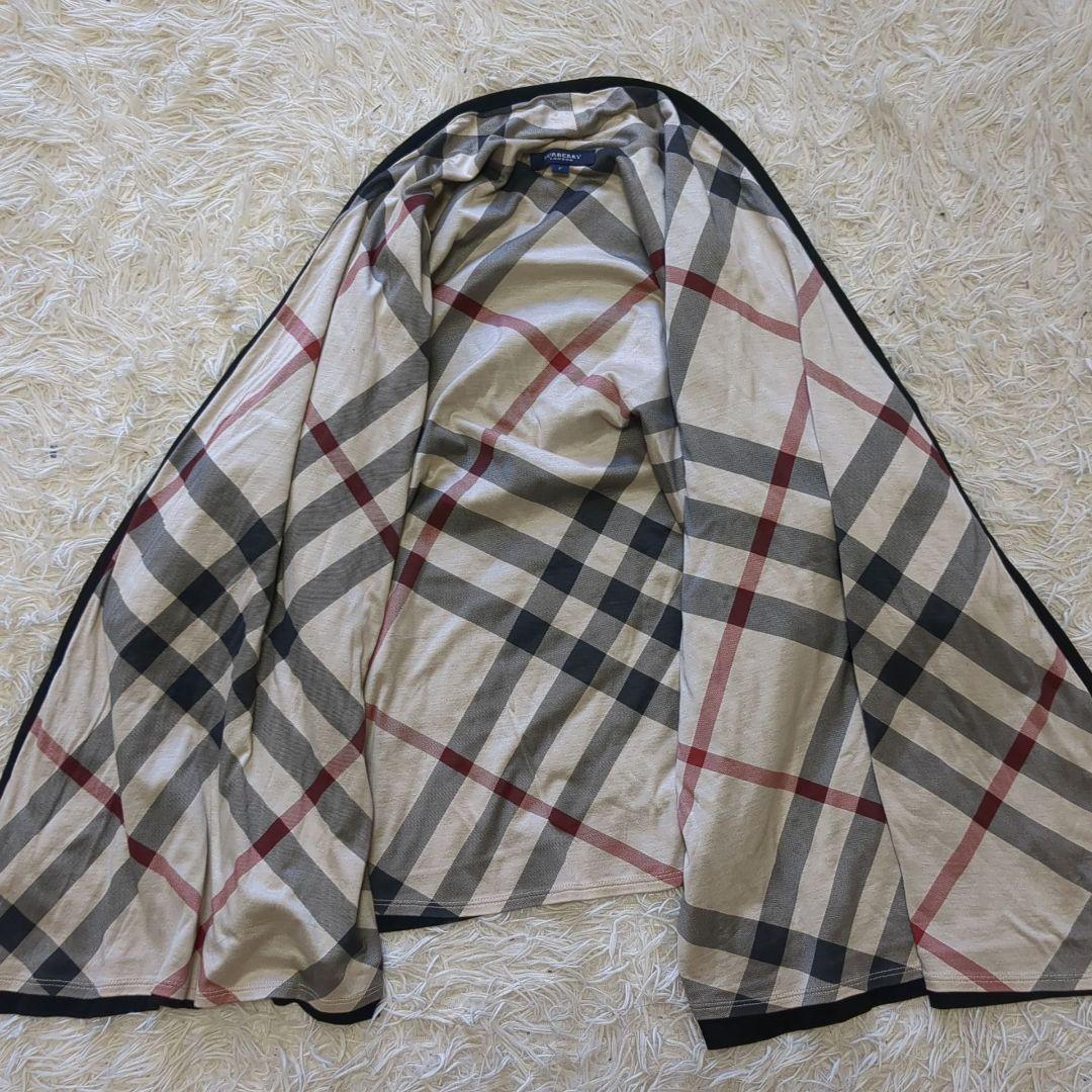 美品 バーバリーロンドン カーディガン ノバチェック メガチェック 羽織