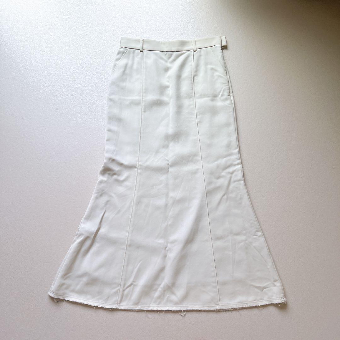 美品　Plage　プラージュ マニッシュセミフレアスカート　マーメイド
