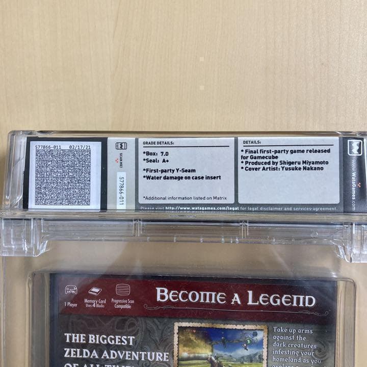 【新品未開封】北米版GCゼルダ　THE LEGEND OF ZELDA