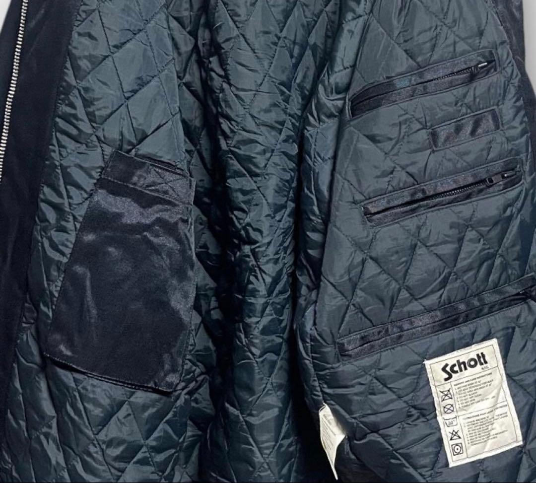 激レア 90s Schott フルジップジャケット 山田レン バイカー 古着