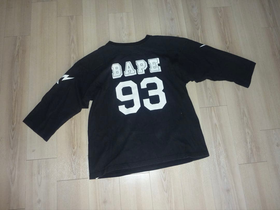 A BATHING APE × Champion 7分袖フットボールT