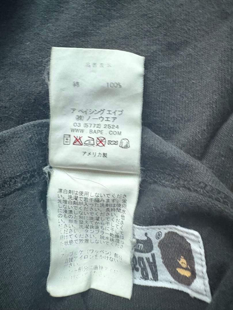 A BATHING APE × Champion 7分袖フットボールT