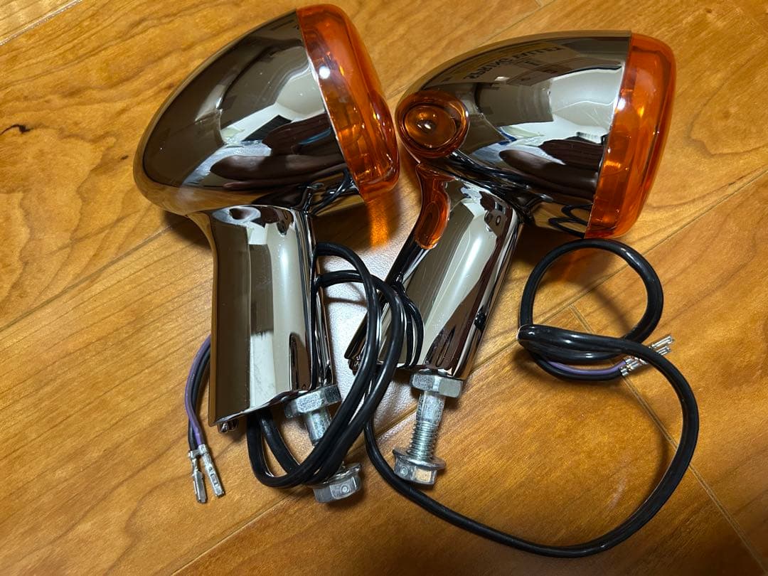 美品 ハーレー スポーツスター 純正ウインカーセット フロント