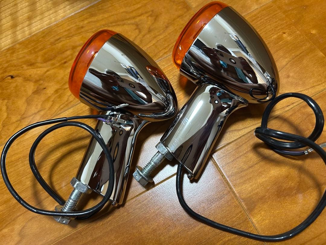 美品 ハーレー スポーツスター 純正ウインカーセット フロント