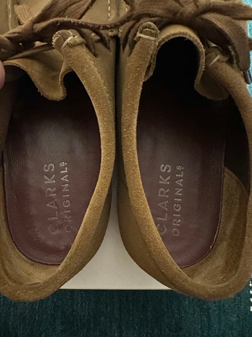 【CLARKS】Wallabee ワラビー ブラウン スウェード UK8